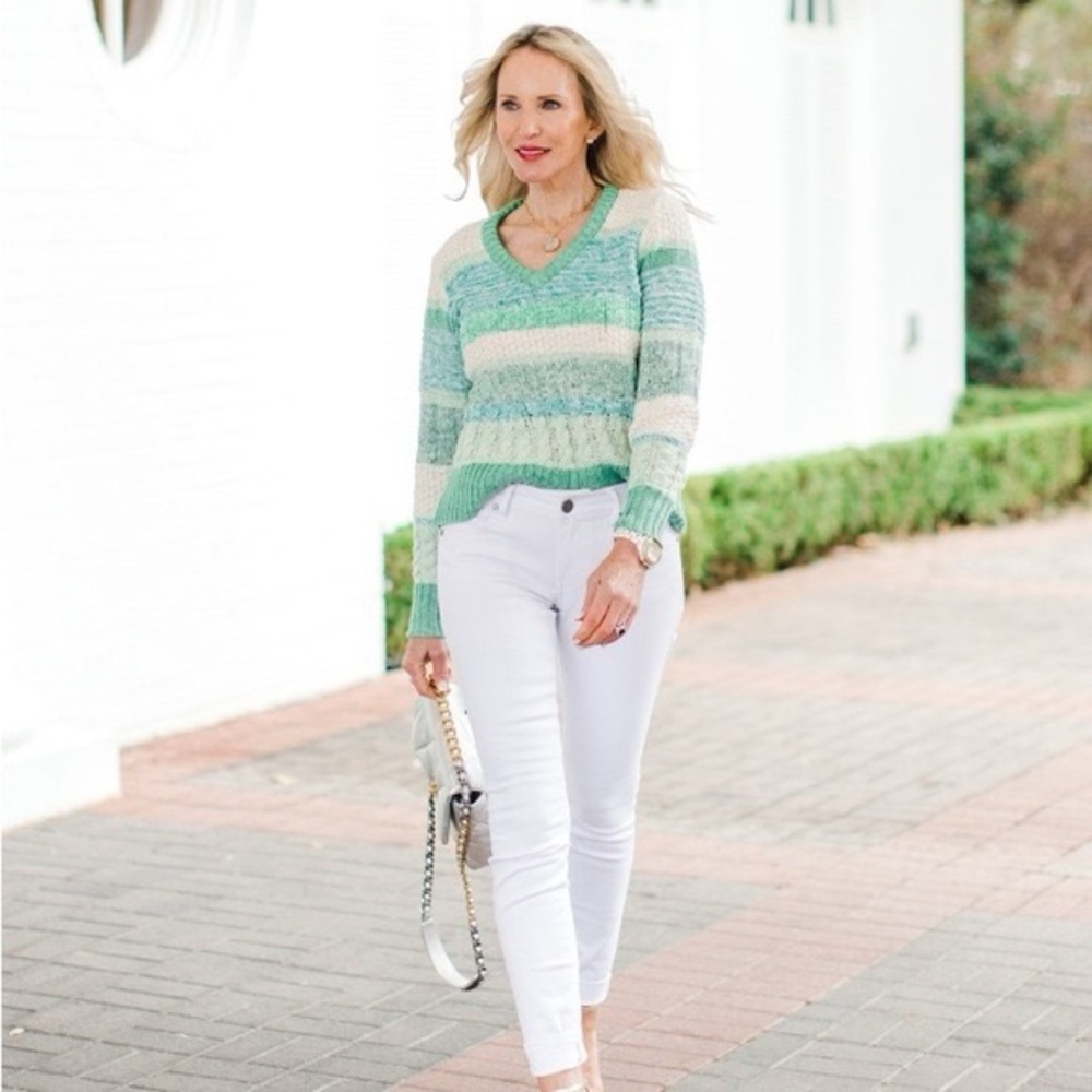 CAbi Mix stitch sweater #6170 - Picture 2 of 3